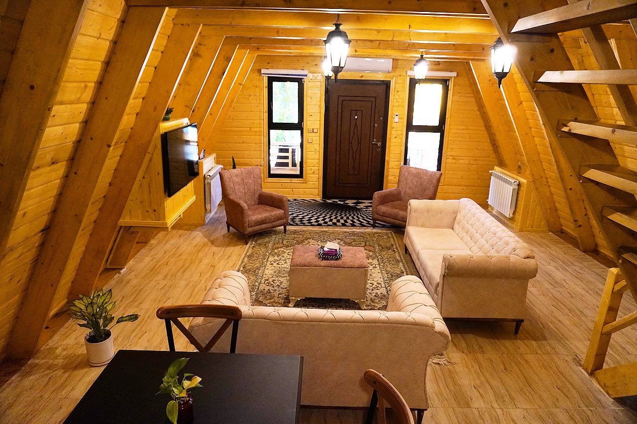 کلبه سویسی جکوزی دار ارکیده کلبه سویسی جکوزی دار ارکیده